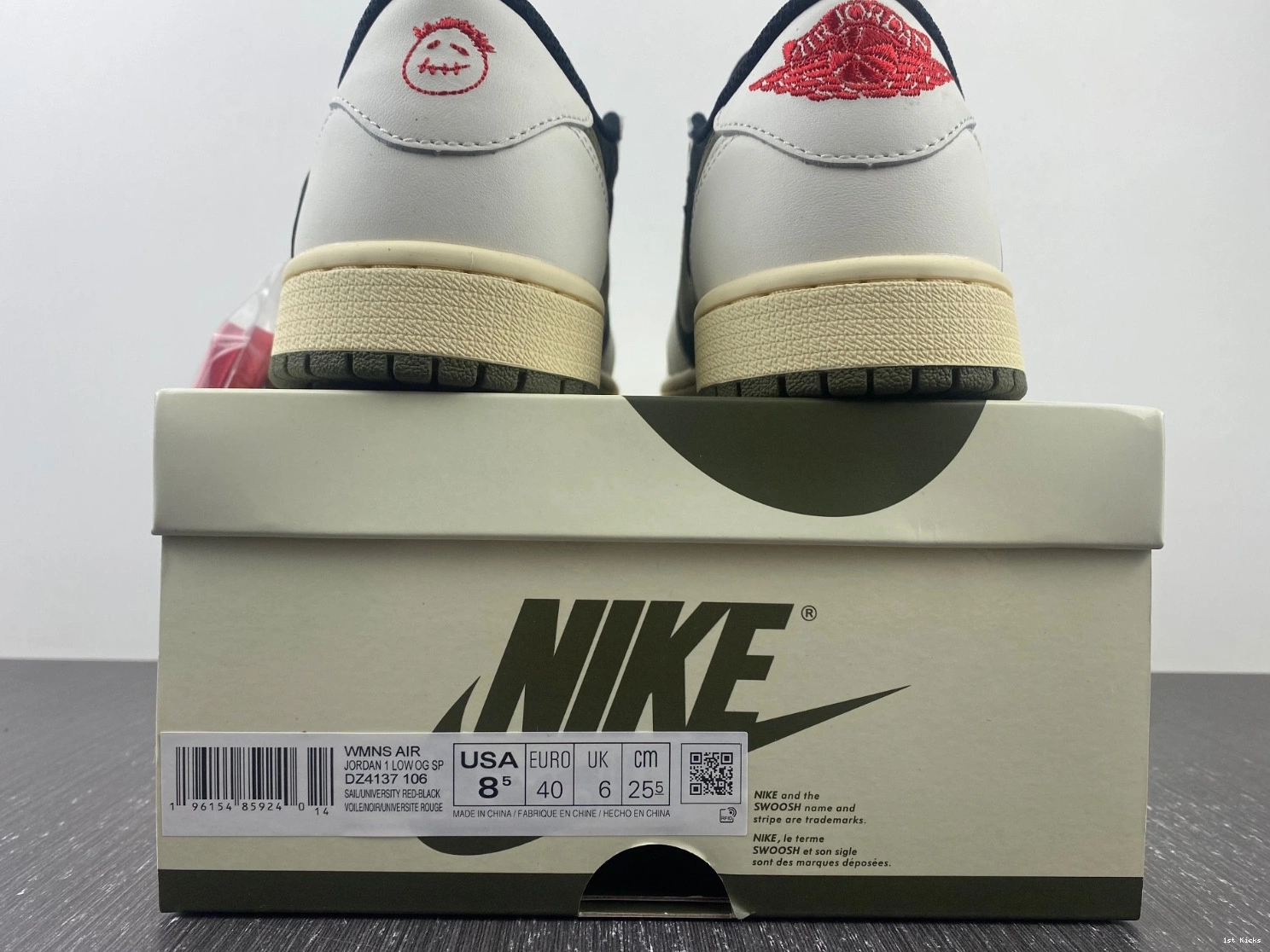 DZ4137-106 Olive x Jordan Air Travis 1 Low OG Scott 0926